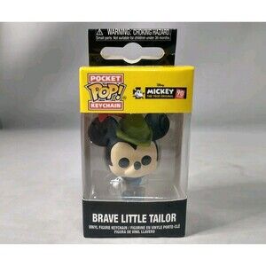Funko Pocket POP! Keychain - Mickey's 90th Anniversary - BRAVE LITTLE TAILOR NIB